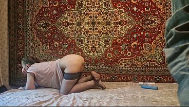 Anal dildo masturbation russian homemade