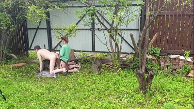 Anastasia Mistress outdoor fuck strapon Sasha Earth