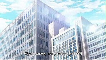 Man fucks his sexy Milf colleague Henatai (Russian Sub)